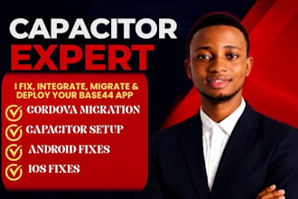 migrate ionic cordova app to capacitor and fix migration issues android ios