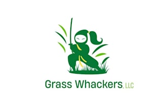 design surprising fun landscaping logo