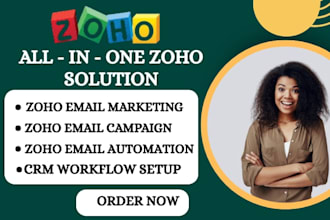 zoho campaigns email marketing zoho automation CRM workflow setup