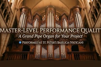 record a majestic organ by a pro organist