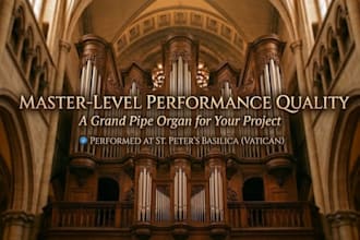 record a majestic organ by a pro organist