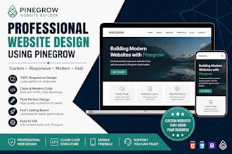design mobirise nicepage mobirise onepage landing page pinegrow website builder
