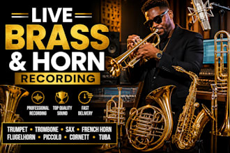 record trumpet trombone sax french horn flugelhorn piccolo cornett tuba