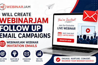 create webinarjam follow up email campaigns webinarjam webinar invitation emails