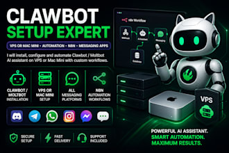 set up clawbot openclaw ai assistant and moltbot with custom automation