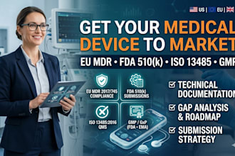 be your medical device regulatory consultant for eu mdr, fda 510k, and iso 13485