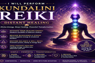 perform kundalini reiki distant healing