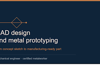 create cad models and mechanical prototypes for your product