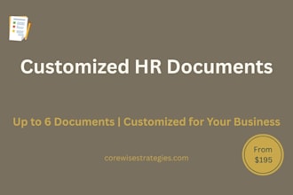 create a new hire HR document package for your small business