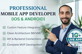 develop professional ios and android mobile apps