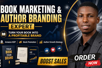 do book promotion, author branding and amazon marketing to boost book sales
