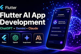 build a flutter app with chatgpt gemini and claude ai