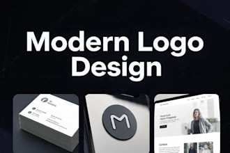 create a modern logo for your bussines