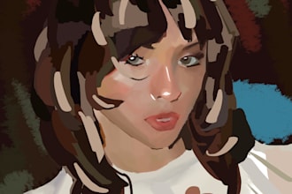 draw a realistic digital drawing for you