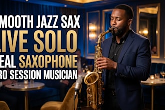record alto tenor soprano or bari saxophone professionally