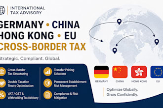 provide international tax advisory for germany china hk ltd eu cross border tax