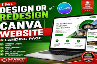 canva website design, canva website redesign canva website design