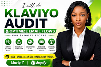 do klaviyo audit and optimize email flows for shopify stores