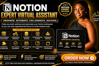 setup notion architect notion template design planner notion virtual assistant