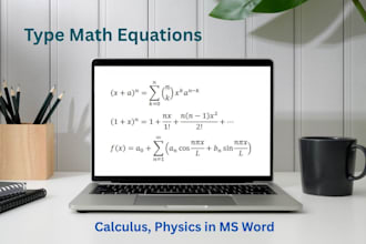 professional equations document create services