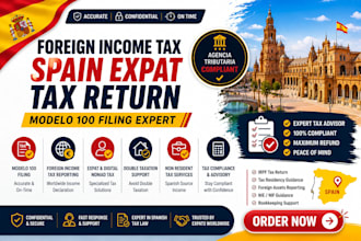file foreign income tax spain expat tax return and modelo 100