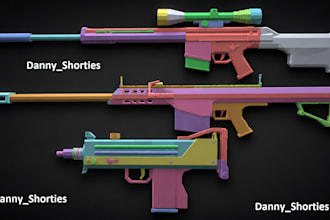 make custom minecraft fps gun, weapon models in blockbench