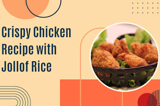 teach you how to cook jollof rice, fried rice with chicken