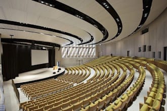 create 2d and 3d church interior with 3d rendering and floor plan