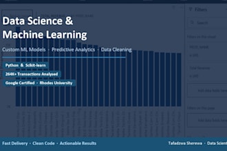 build and train a machine learning model for your data