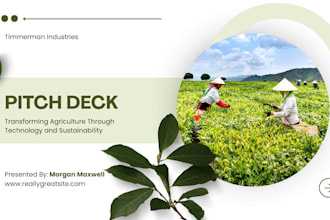 design agriculture pitch deck farming deck crop production pitch deck