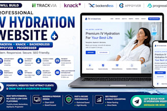 build trackvia knack backendless appgyver progressier iv hydration website