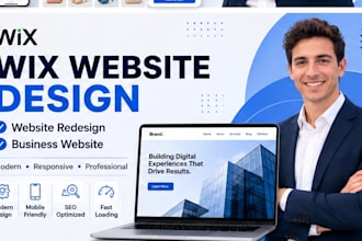 build wix website design wix website redesign wix business website