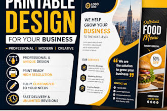 design printable flyer design for your business