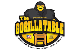 make industrial new product logo for the gorilla table
