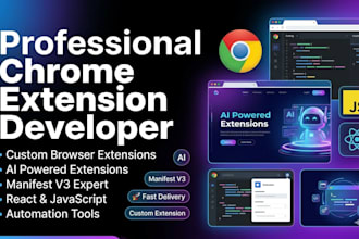 a custom chrome extension with modern features