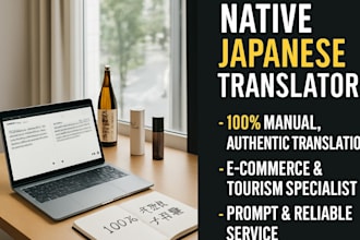 provide high quality manual english to japanese translation