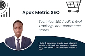 do technical SEO audit and ecommerce data tracking
