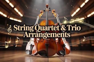 arrange and record professional string quartet or trio for your song