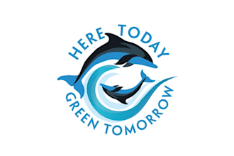 design sea food t shirt logo for here today green tomorrow