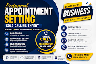 cold call prospects and set qualified sales appointments