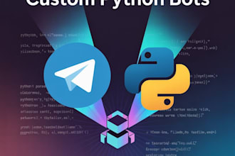 build a custom python bot for any platform or task
