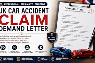 provide professionally UK car accident claim demand letter