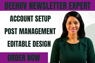 beehiiv conception  newsletter landing page automatisation ia gestion des posts