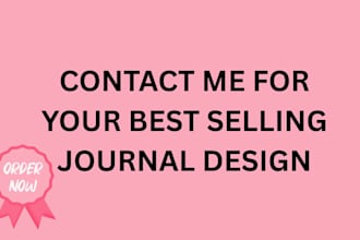 design a beautiful guided journal or planner in canva