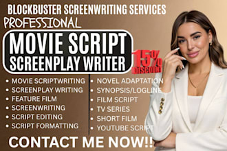 do expert screenplay coverage, script feedback, for film and TV pilot analysis