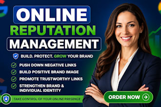 push down negative link in google, do orm and reverse seo