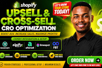 shopify upsell cross sell  optimize cro with reconvert zipify aftersell limespot
