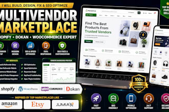 build shopify dokan cdiscont multivendor marketplace ecommerce seo website fix