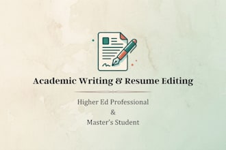 edit your essay personal statement or resume as a higher ed professional