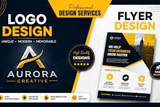 logo design and flyer design
